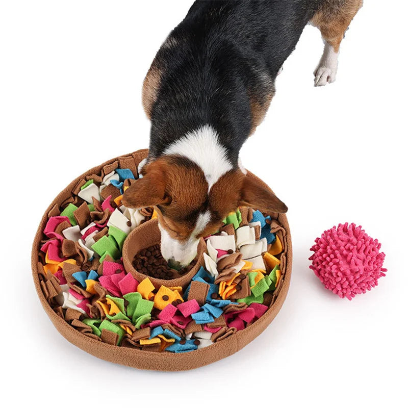 Dog snuffle mat slow feeder