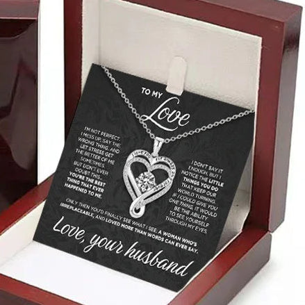ForeverAlways™ Wife Necklace 💕💎 Love Without End