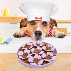 Dog lick mat suction cup calming