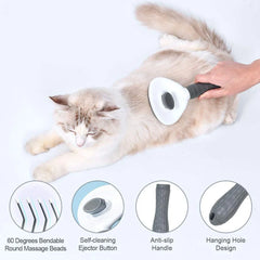 Furhaven Self-Cleaning Grooming Brush
