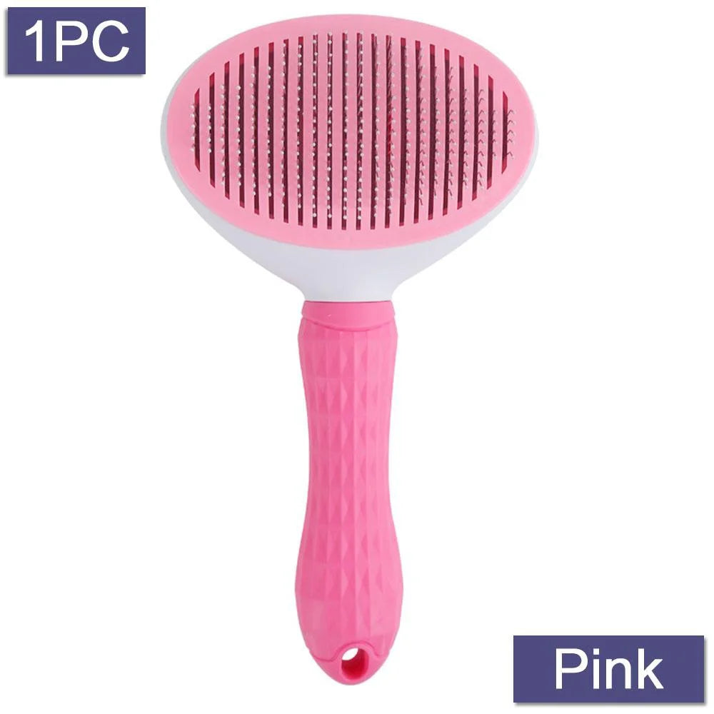 Furhaven Self-Cleaning Grooming Brush
