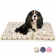 Pet Bed Mat Pad Dog Cat Kennel Crate Cozy Soft Sleeping Bed Cushion Pads M