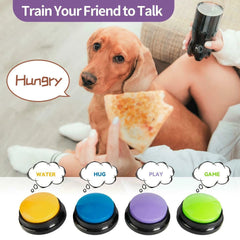 Pet Dog Talking Starter Set Dog Recording Button Training Speaking Tools Pet Toy